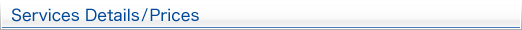Services Details/Prices